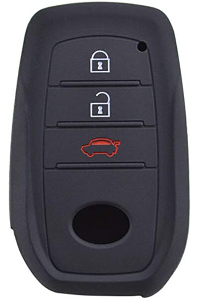 Generic غطاء حماية من السيليكون لمفتاح السيارة عن بعد لسيارات تويوتا هايلكس، ...