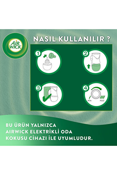 Air Wick Elektrikli Oda Kokusu Yedek Şişe Sakura Bahçesi + Beyaz Orkide, 2x19ml