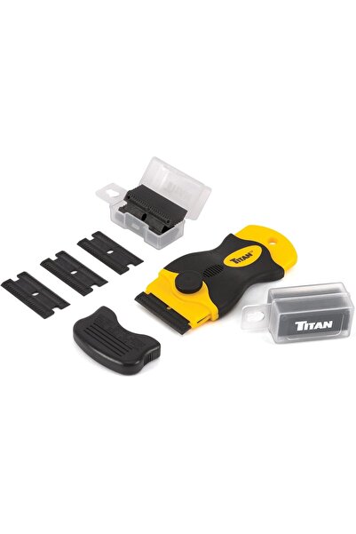 Generic مكشطة حلاقة صغيرة من تايتان تولز 17014 مقاس 4 بوصات مزودة بـ 21 شفرة ...