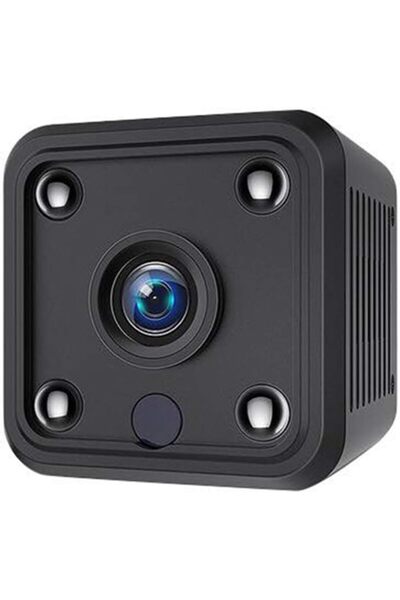 Generic كاميرا مراقبة منزلية محمولة عالية الدقة (1920 × 1080) مزودة بحامل مغن...