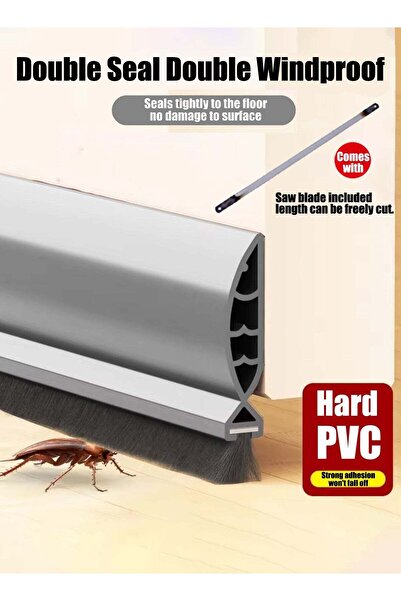 Generic 93cm Door Seal Strip Anti-Dust Wind Insect Proof Door Draft Guard wit...