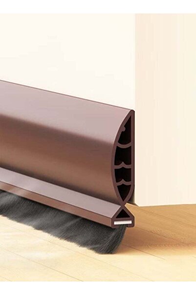 Generic Door Sweep 93cm Door Bottom Sealing Strip with Brush Self Adhesive Un...