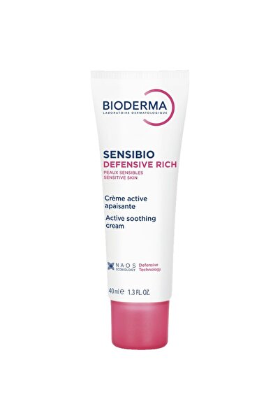 Bioderma Sensibio Defensive Rich Soothing Cream for Sensitive Skin, 40 ml