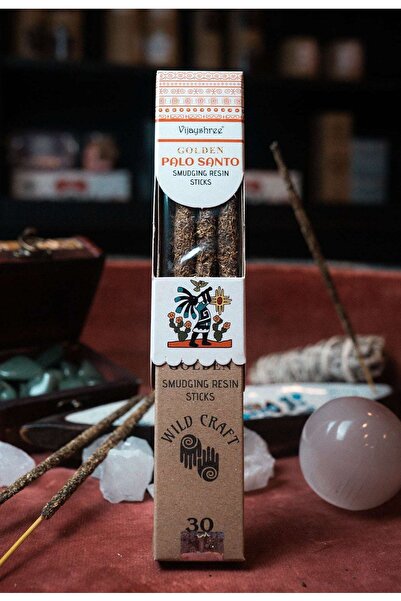 Namaruna 30g Bețișoare parfumate cu rășină Palo Santo aurie