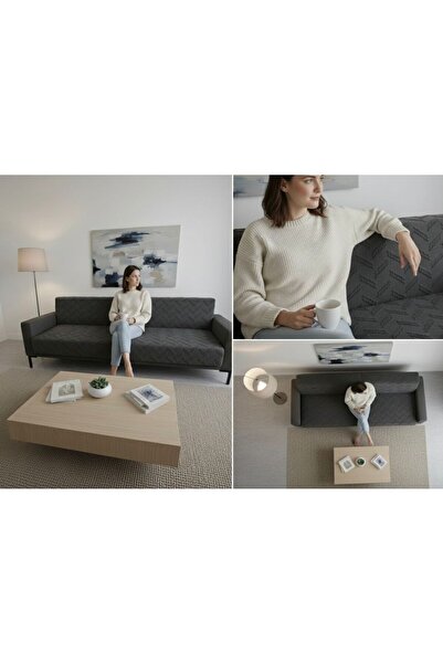 Heriya Jacquard Sofa Cover 170X220 Cm/ Non-Slip, Stylish, Durable