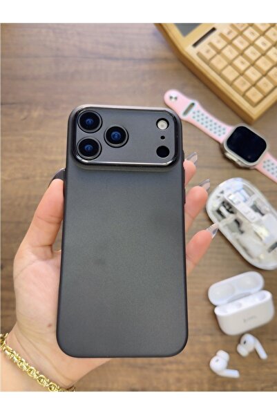 İPHONE 17 Pro Max Süper Ultra İnce Mat Silikon Telefon Kılıf