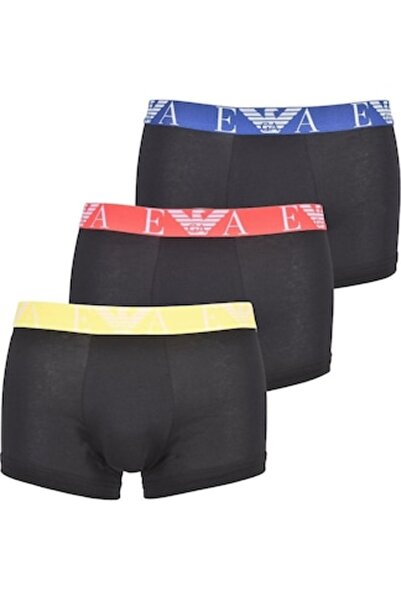 Emporio Armani Men's Boxer Set, 3 Pieces, Black