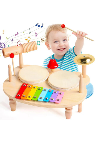 Domino toys Tablă de manipulare educațională cu muzică senzorială Montessori