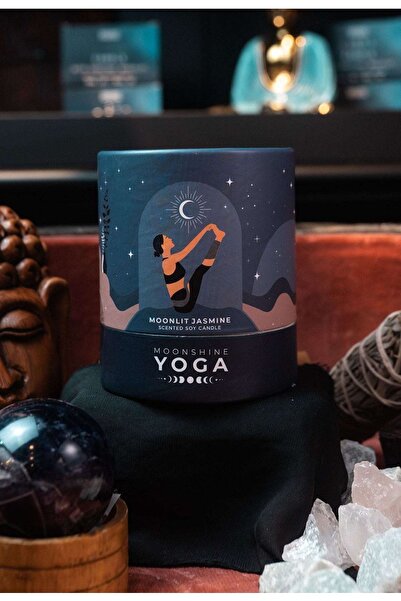 Namaruna Moonshine Yoga - Lumânare din ceară de soia cu iasomie la lumina lun...