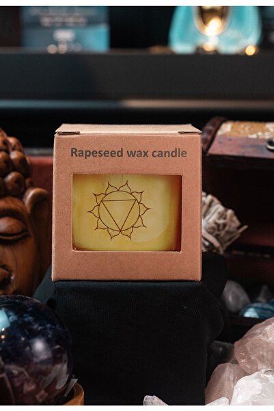 Namaruna Lumânare parfumată din ceară de rapiță chakra a 3-a — ±260 g