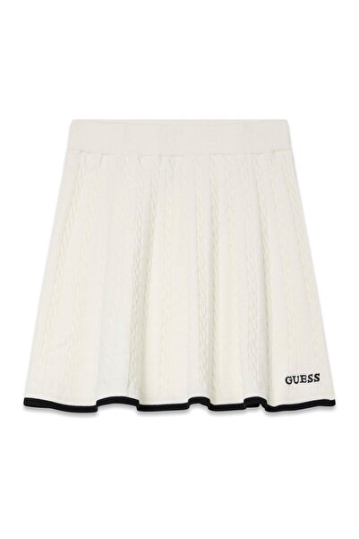 Guess BG Store Kız Çocuk Beyaz Etek