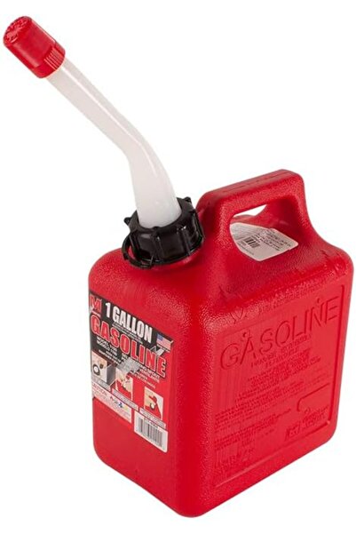 Generic علبة بنزين بلاستيكية حمراء من ميدويست كان 1100 (1 جالون)