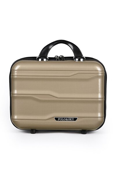 POLO&SKY حقيبة مكياج من مادة البولي بروبيلين غير قابلة للكسر من طراز أزرا مود...