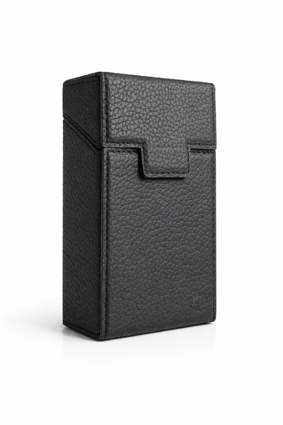 Tekin Sigara Kutusu Deri - (L) KISA NORMAL Paket - Aluminyum Kasa- Mıknatıslı...