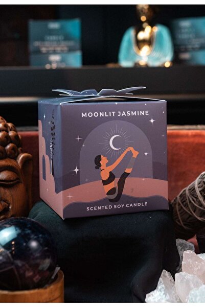 Namaruna Moonshine Yoga - Lumânare din ceară de soia cu iasomie la lumina lun...