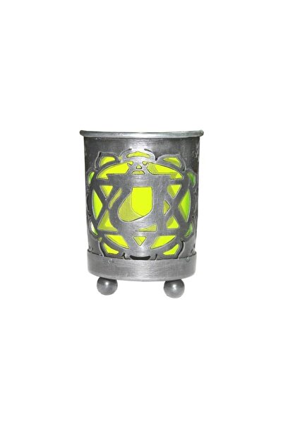 Namaruna Suport pentru lumânări Chakra - Inimă | Sticlă verde