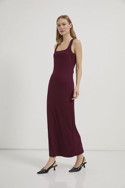 Arma Life Armalife 11398 Long Women's Dress with Back Cross-Details and Slits...