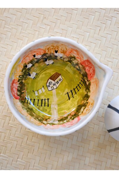 Loola Gift Köy Boyamalı Matcha Kase Seti