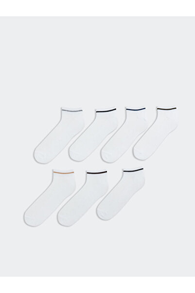 LC Waikiki Mixed Men's Bamboo Booties Socks 7-Pack