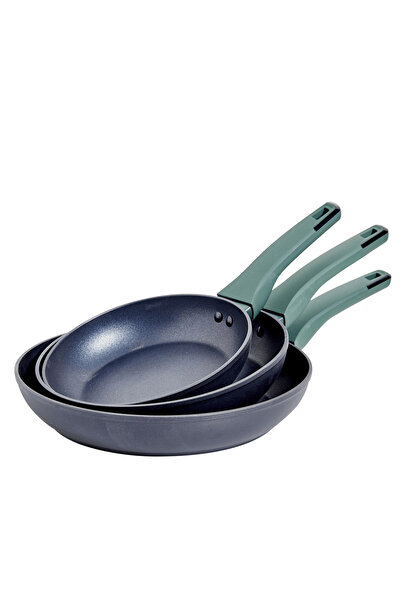 Carrefour Home Carrefour Home 3-piece frying pan set, forged aluminum, 20/24/...