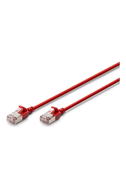 Digitus CAT 6A F-FTP Slim Patch Cable, 0.3 m | DK-1632-A-003S-R | Red