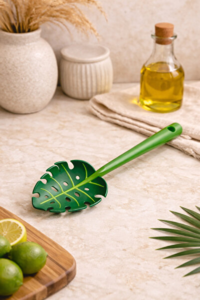 DİVAYS Pratik Çok Fonksiyonlu Yaprak Şeklinde Kepçe & Kevgir | Şık ve Modern ...