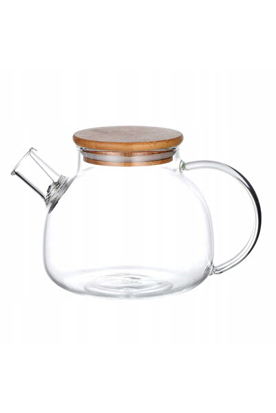 Kamille Fierbător de sticlă, 1000 ml, cu capac, transparent
