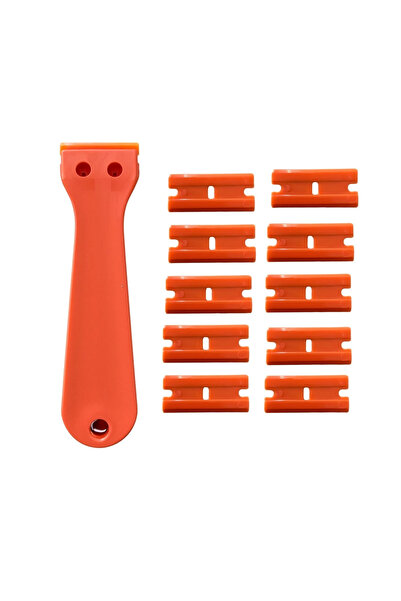 Universal Aparat de răzuit cu vârf din plastic cu 10 bucăți de vârfuri de schimb