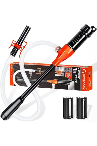 Generic مضخة نقل محمولة تعمل بالبطارية - مضخة شفط كهربائية للغاز والوقود والد...