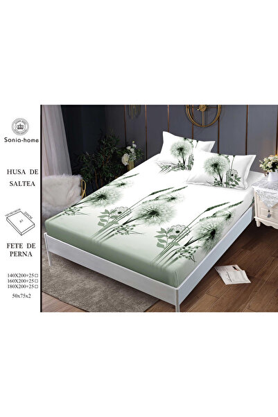 FIONNA.RO Stretchy Duvet Cover and Pillowcases Made of Finet 140x200cm - Whit...