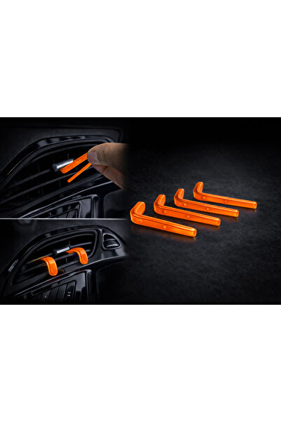 Gültekin Ticaret Mix Flower Kokulu Turuncu Araba Kalorifer Petek Kokusu Klips...