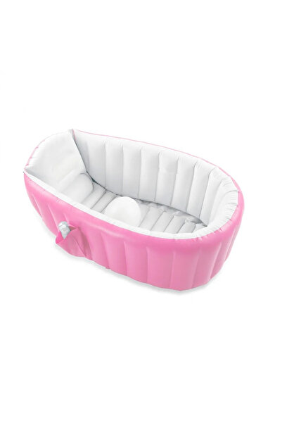 Zenva Inflatable Baby Bathtub - Portable, Safe and Ultra Comfortable, Pink