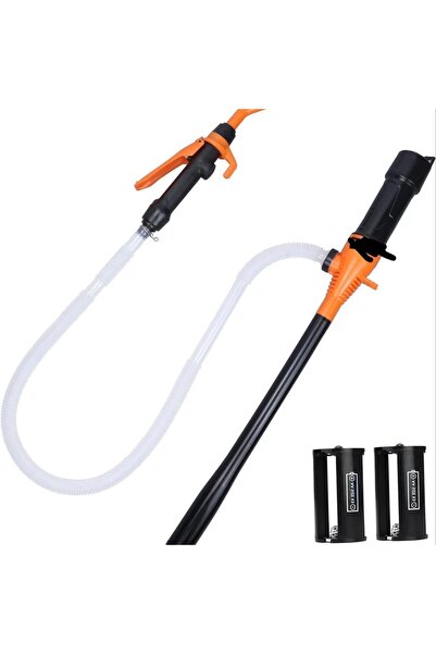 Generic Khazna Portable Orange Plastic Battery Operated 2.2GPM Water & Fuel T...