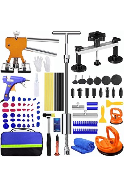 Generic طقم إصلاح انبعاجات السيارات بدون طلاء، أداة سحب انبعاجات هيكل السيارة...