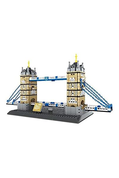 Fab N Funky London Heavy Tower Bridge Building Blocks, Colorful Non-Toxic Con...