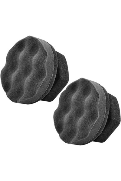 Generic 2 Pack Large Tire Shine Applicator Pad, Durable and Reusable Hex-Grip...