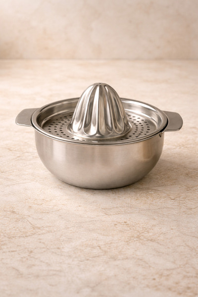 DİVAYS Stainless Steel Handheld Lemon and Orange Squeezer Durable Citrus Juicer