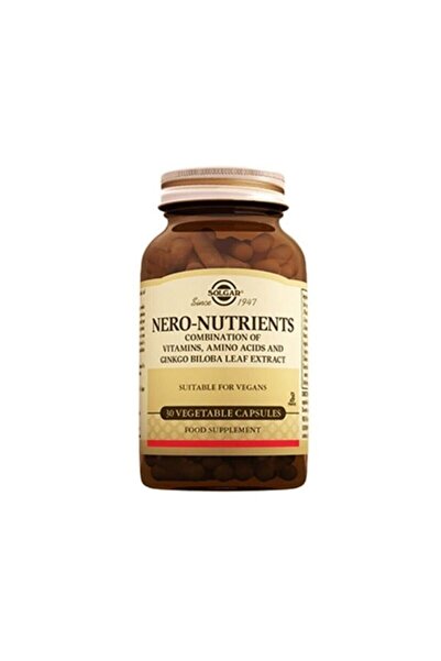 Solgar Nero Nutrients 30 Tablets