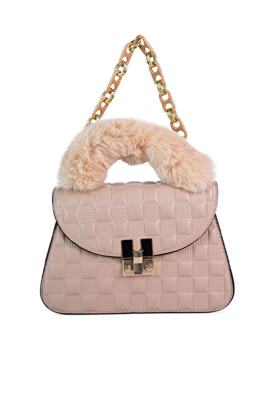 london Rag Women Light Beige Quilted Faux Leather Sling Bag