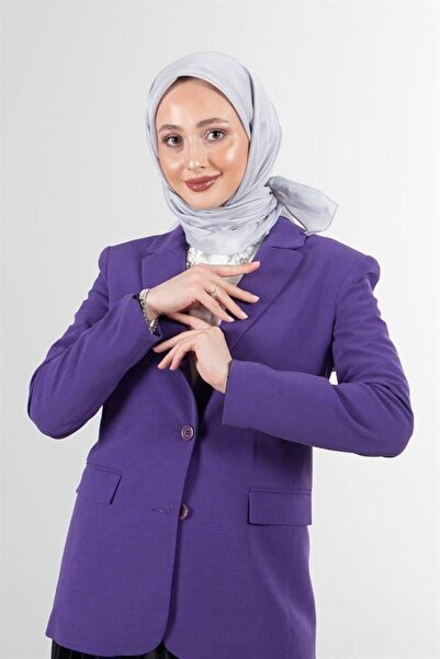 HAREM SCARF وشاح فوال بريسا - فضي