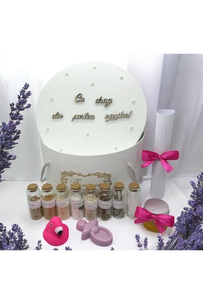 OEM Set pentru prima baita cu nasii, ""Cu drag din partea nasilor""