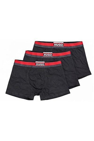 Hugo Boss Men's Boxer Set, 3 Pairs, Black