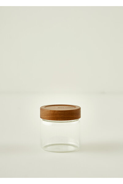 Bella Maison Austin Wooden Lid Jar Natural (500 Cc)