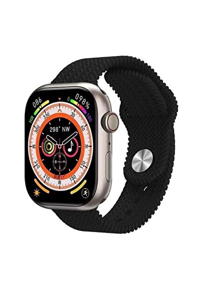 GÜMRÜK BEY Hk9 Pro+ Amoled Ekran 45MM Altın-Siyah Akıllı Saat