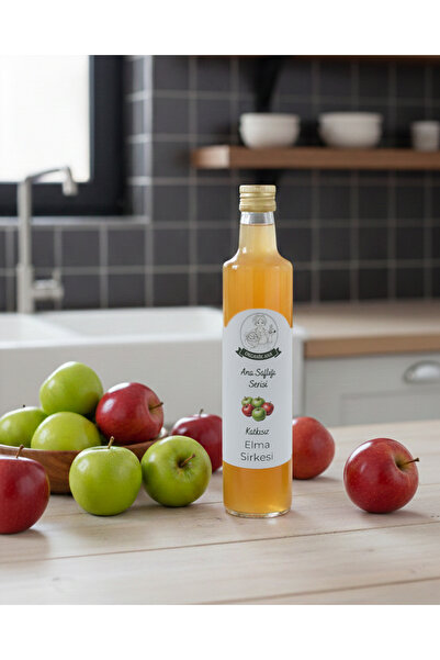 Organik Ana Katkısız Elma Sirkesi 500 ml