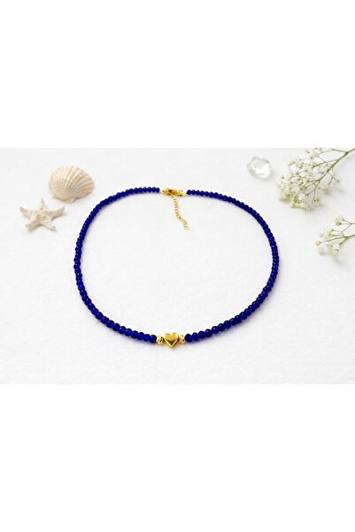 Archhazel Jewelery Night Glow Glass Stone Heart Necklace