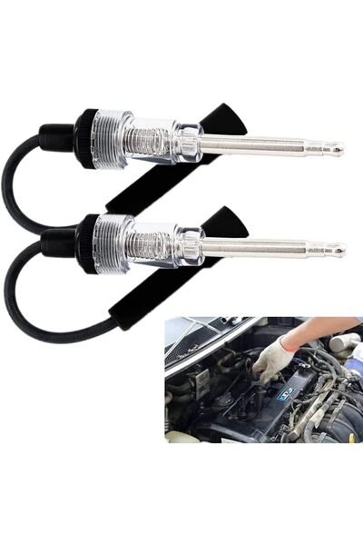Generic 2-Pack Inline Spark Plug Tester for Engines - Two-piece Spark Plug Te...