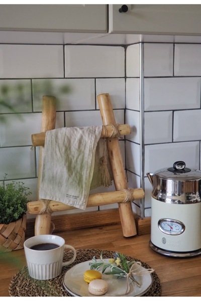 sonartdekorasyon Mutfak-Banyo Tezgah Üstü Ahşap Havluluk, Tezgah Üstü Düzenle...