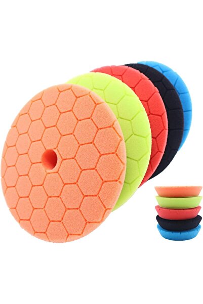 Generic وسادات تلميع إيكام، 5 قطع، وسادات تلميع إسفنجية كبيرة الحجم 6 بوصات، ...