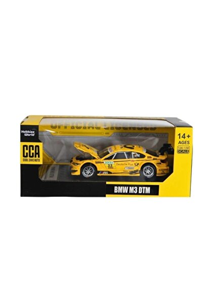 CCA BMW M3 DTM Sarı 1/32 Model Araba